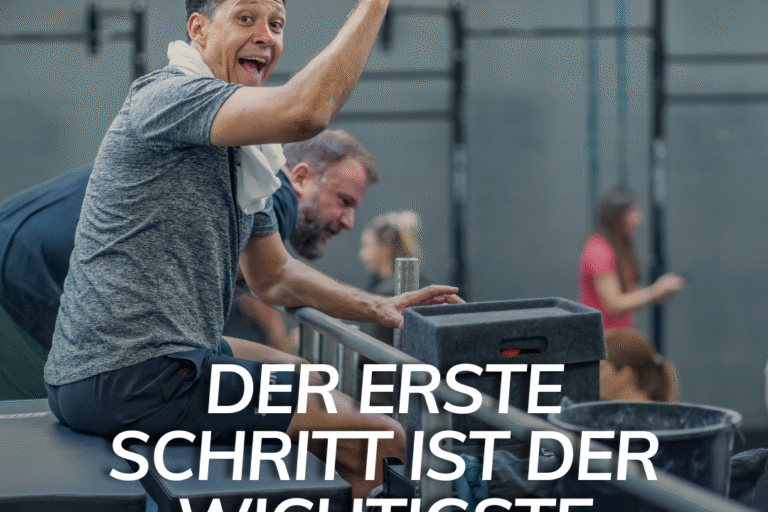 veraenderung-starten-training-brizzly.jpg Motivierte Menschen beim funktionellen Training in der BRIZZLY Box – mit eingeblendetem Text „Der wichtigste Schritt, wenn du etwas ändern möchtest“. Das Bild steht für den Start in eine körperliche Veränderung und neue Gewohnheiten.