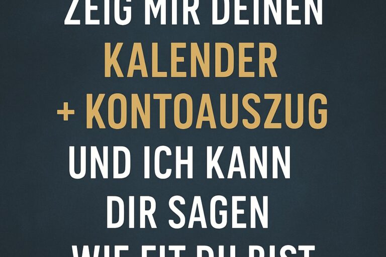 fitness-erfolg-kalender-konto Kalender und Kontoauszug als Symbole für Fitnesserfolg im Alltag