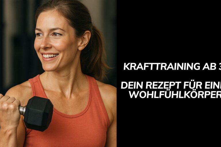 Krafttraining ab 35 – Basis für starke Muskeln und einen fitten Körper Frau um die 35 beim Krafttraining mit Hanteln im Fitnessstudio – Aufbau von Muskeln und Vorbereitung auf die Wechseljahre