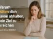 Frau denkt über Diäten nach und erkennt, warum Diäten nicht funktionieren – Coach Chris BRIZZLY Villach