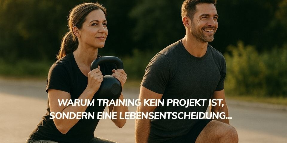 Training als Lebensentscheidung – BRIZZLY Villach Frau und Mann trainieren gemeinsam im Freien bei Sonnenlicht – Symbol für Training als Lebensentscheidung und gesunden Lebensstil bei BRIZZLY in Villach.