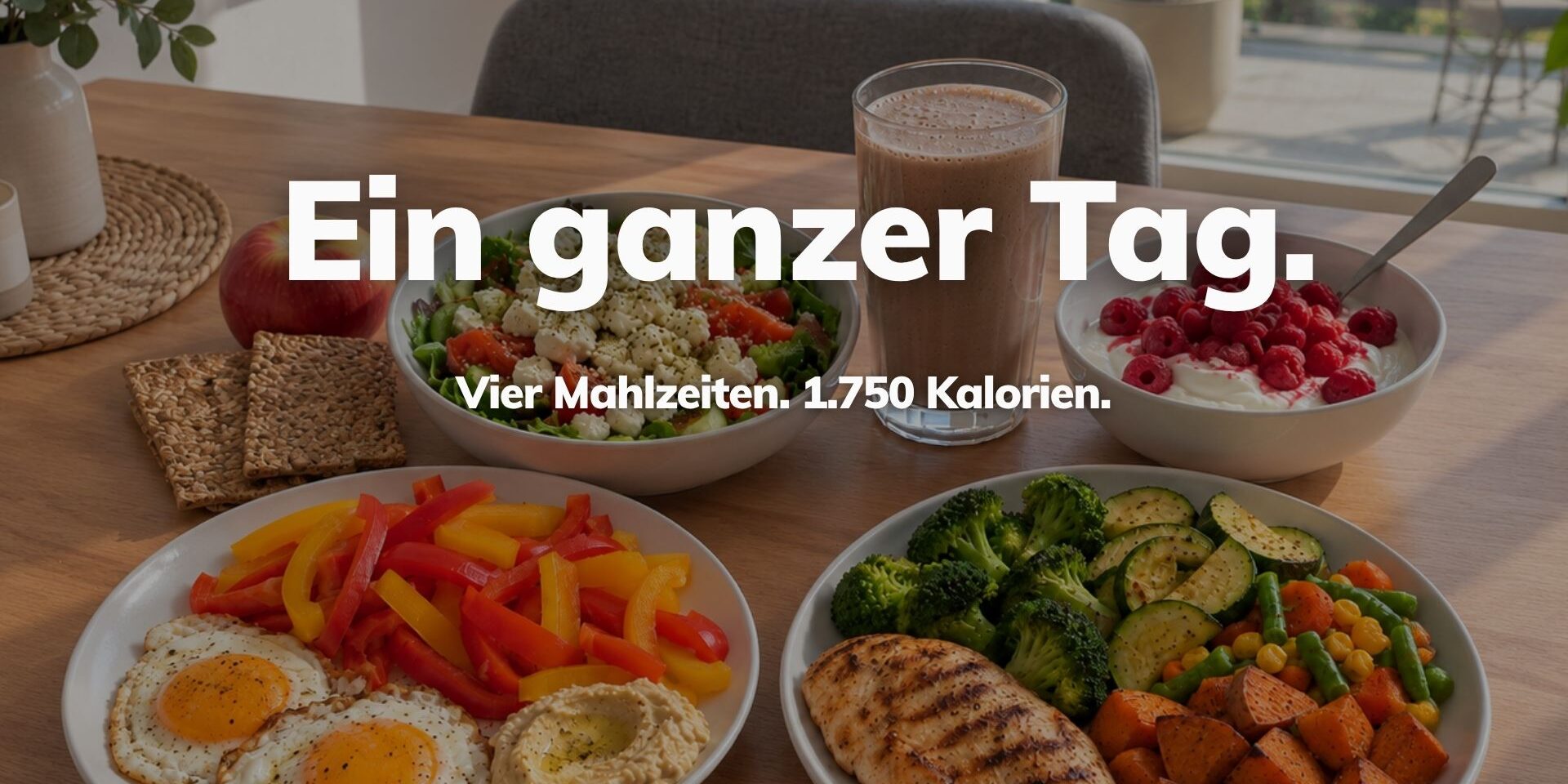beispieltag-ernaehrung-vier-mahlzeiten-1750-kalorien Beispieltag mit vier ausgewogenen Mahlzeiten und insgesamt 1.750 Kalorien