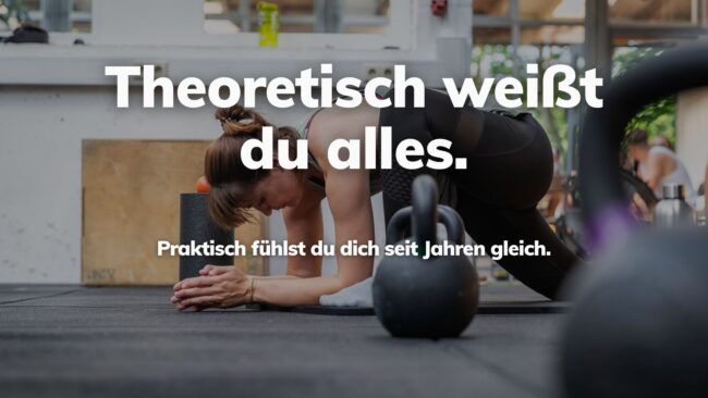 wissen-ohne-umsetzung-brizzly-villach Frau beim Training in der BRIZZLY Box in Villach, Beitragsbild zum Thema Wissen ohne Umsetzung